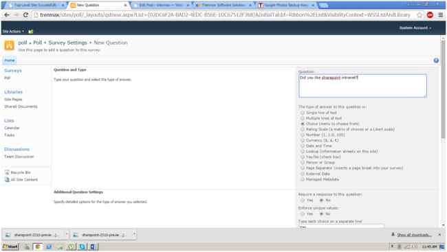 Adding Questions and Answers